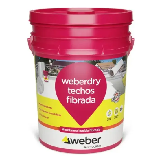 Membrana Fibrada Techos F Weberdry Weber 20 K