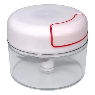 Mini Multiprocessador Triturador Manual 2 LĂąminas Inox Alho Mini Multiprocessador Triturador Manual 2 LĂąminas Inox Alho
