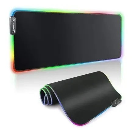 Mousepad Gaming Gamer Xl Usb Rgb Led Pc Alfombrilla Juegos