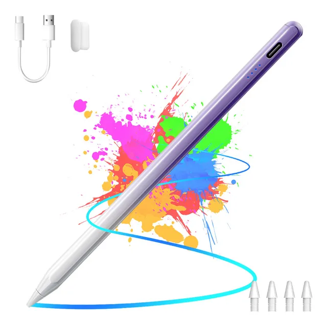 iPad Con Pencil Lápiz Óptico Stylus Pluma Carga Rápida,magnén Lápiz Óptico Stylus Pluma Para iPad 2018-2025 Magnético iPad Lápiz Óptico Stylus Pluma Para ,carga Rápida,magnética iPad 10gen 789gen