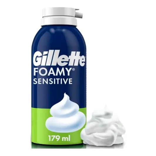 Espuma De Afeitar Gillette Foamy Sensitive 175 Gr