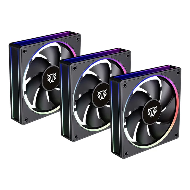 Kit 3 Ventiladores Para Pc Eolox Bora Exb85 Azender Series