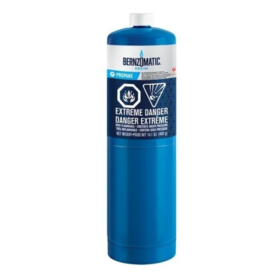 Garrafa De Gas Propano 394 Gr Tx9 Bernzomatic Azul