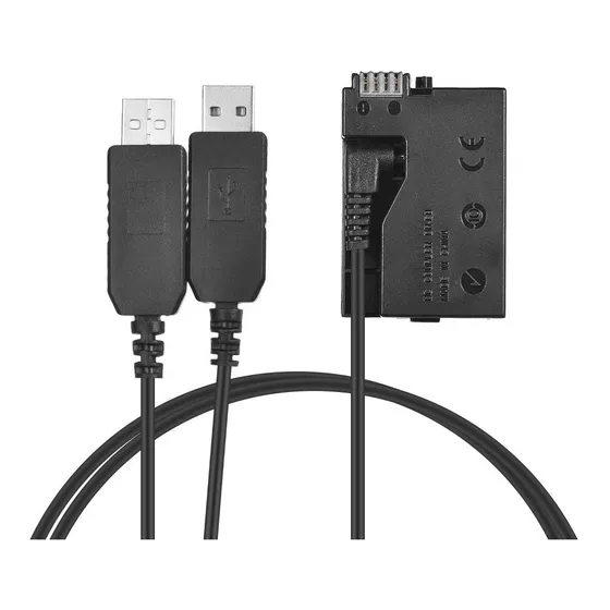 Adaptador De Corriente Andoer Lp-e8 Dc Adaptador De