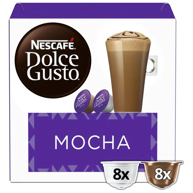 Capsulas Dolce Gusto Nescafé Mocha Premium Cocoa Robusta Moc