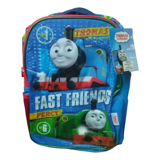 Morral Bolso Escolar Mediano Para Niño Thomas & Friends Capi