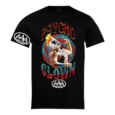 Playera Lucha Libre Aaa Hombre Psycho Clown Od76719 Playera Lucha Libre Aaa Hombre Psycho Clown Od76719