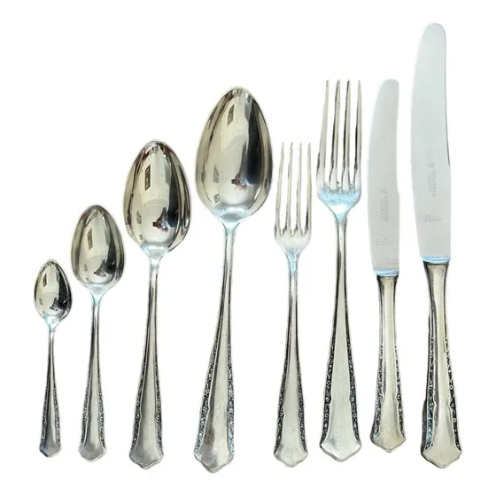 Cubiertos Antiguos De Plata Ingleses Rodolfo Eisler