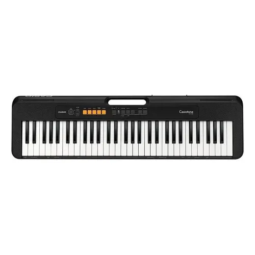 Teclado USB portátil Casio Ct-s195 de 61 teclas com alça preta
