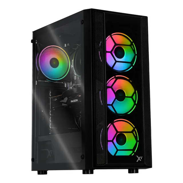 Xtreme Pc Gaming Amd Radeon Rx 6500 Xt Ryzen 5 5500 16gb Ssd 1tb Wifi Black