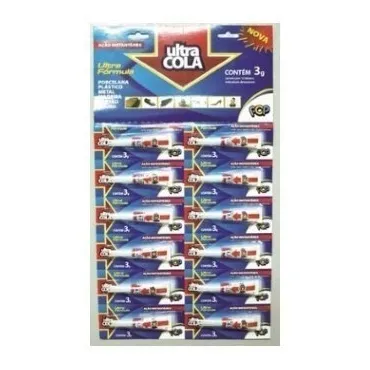 Super Bond Ultra Cola Cartela C/ 120 Unidades Atacado