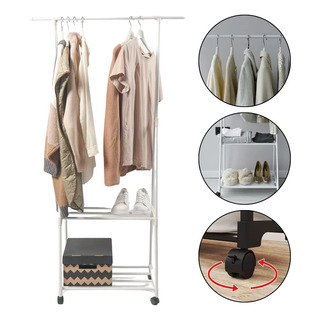 Arara De Roupas Cabideiro Sapateira Loja Prateleira Quarto Cor Branco Arara De Roupas Cabideiro Sapateira Loja Prateleira Quarto Cor Branco