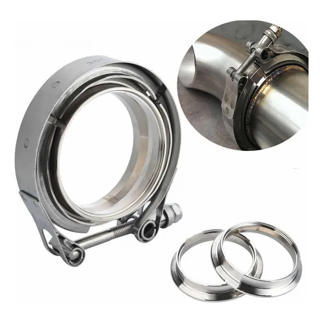 Abrazadera V-band Clamp Inox Turbo Escapes Downpipe Karvas 
