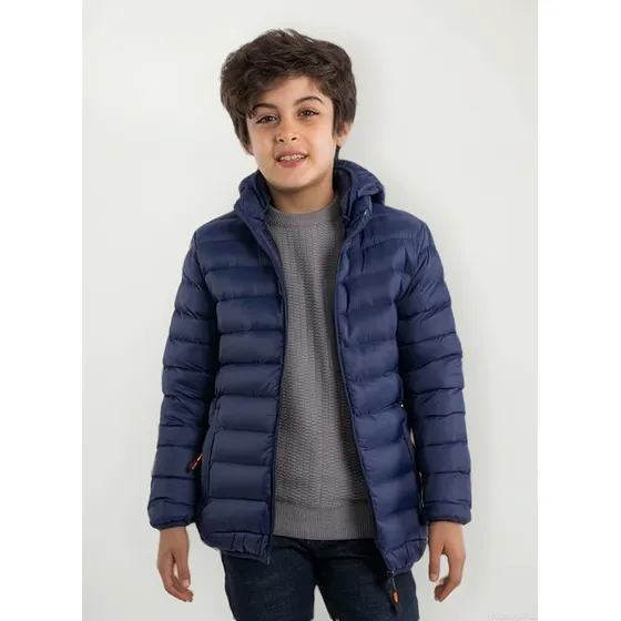 Campera Nailon Kids Azul