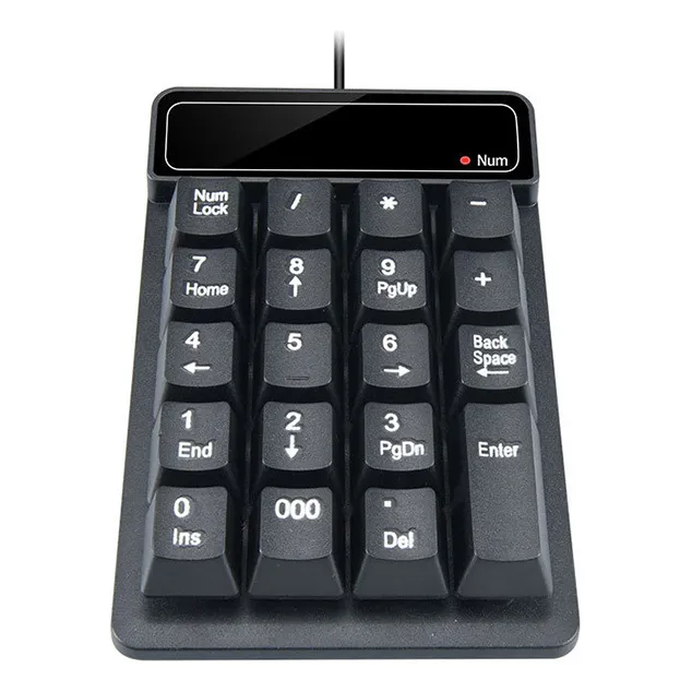 Teclado Numérico Semi-mecanico Waterproof Teclado Mini