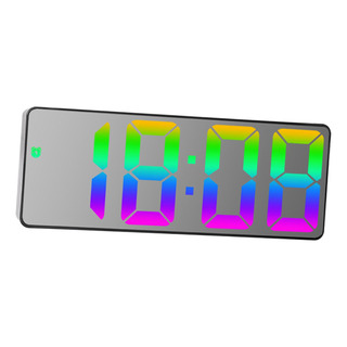 Colorful Digital Alarm Clock Desktop Smart Led Clock With Colorful Digital Alarm Clock Desktop Smart Led Clock With