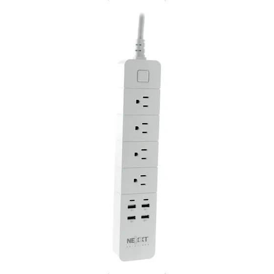 Regleta Smart Wi-fi 110v Con Puertos Usb Nhp-e610 Nexxthome Color Blanco