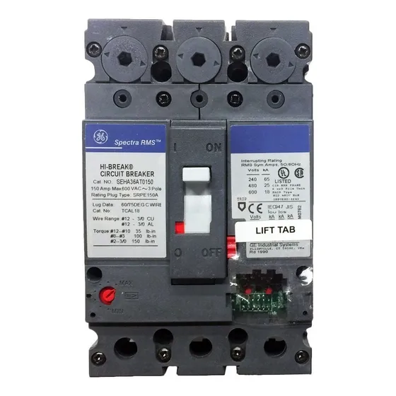 Breaker 3x150a General Electric Spectra