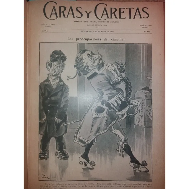 Revista 1907 Paseo Presidente Williman A Isla De Flores 