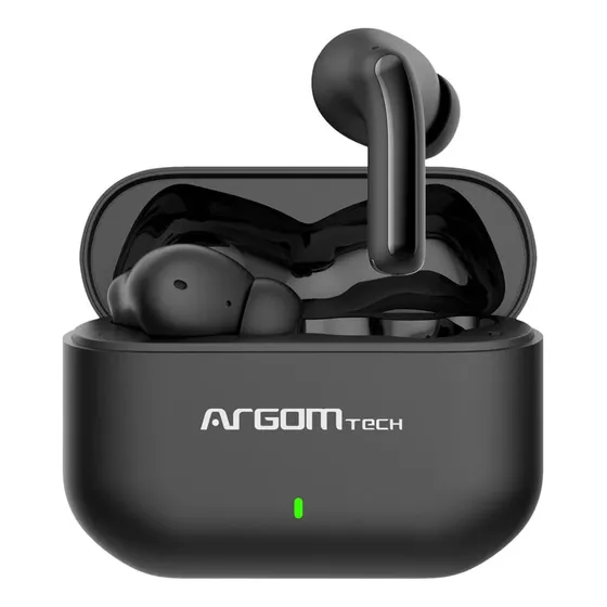 Audífonos Inalámbrico Bluetooth Argom Skeipods Anc E85 Negro