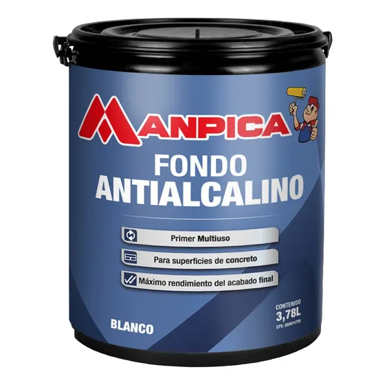 Fondo Antialcalino Para Paredes Húmedas Manpica Galón