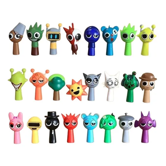 Sprunki Set De Muñecos X 24 Unid