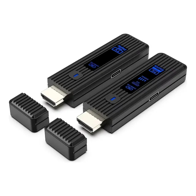 Extensor Transmisor Y Receptor Inalámbrico Hdmi De Vídeo Y A