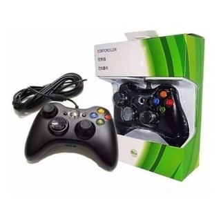 Controle Video Game 360 Pc Com Fio Joystick Manete X360 Controle Video Game 360 Pc Com Fio Joystick Manete X360