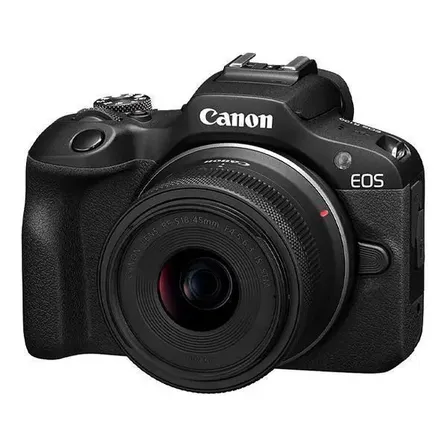 Câmera Canon Eos R100 4K 24.1mp Wi-fi/bluetooth Lente RF-S 18-45mm