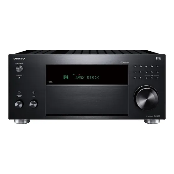 Receiver Onkyo Tx-rz50 9.2 Canais 3 Zonas 8k Thx Certificado