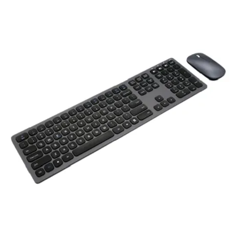 Teclado Y Mouse Inalambrico Recargable Completo Largo