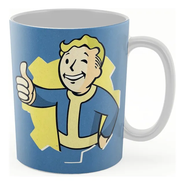 Taza De Cerámica - Fallout Vault Boy Fondo