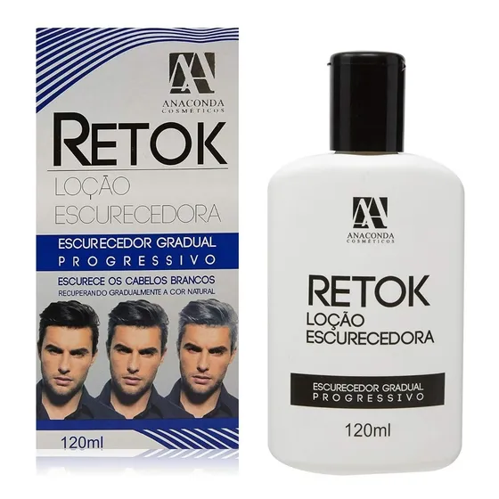Loção Escurecedora Capilar Retok Anaconda 120 Ml
