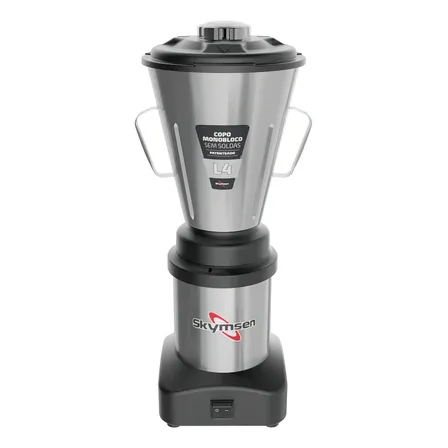 Liquidificador Industrial Skymsen L4 Inox Baixa Rotação 127/220v