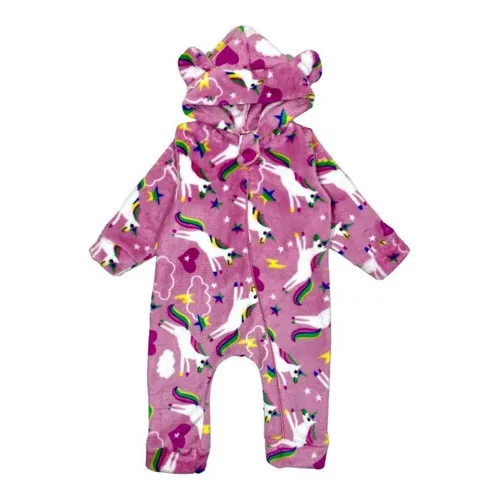 Macacão Pelúcia Bebê Infantil Quentinho Roupa Inverno Frio