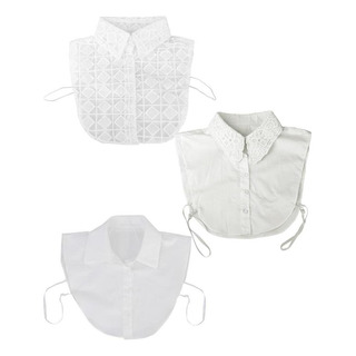 * 3pcs Nueva Blusa De Media Camisa Falsa Cuello Desmontable * 3pcs Nueva Blusa De Media Camisa Falsa Cuello Desmontable