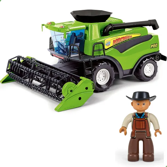 Brinquedo Carrinho Menino Colheitadeira Trator Grande