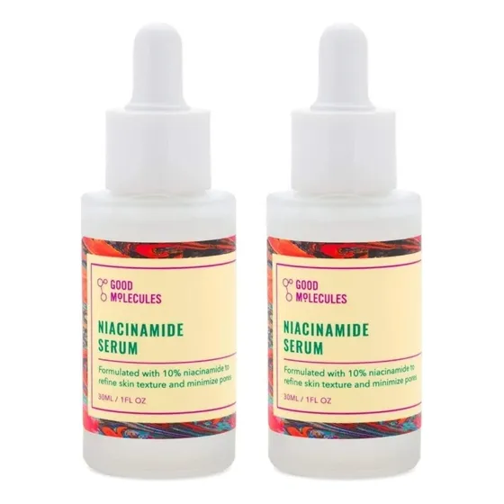 2pcs Serum Good Molecules Niacinamide 30 Ml Para Piel Grasa