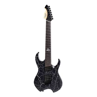 Guitarra Tagima Arrow Ms 7 Cordas Juninho Afram Cor Black-natural Cracked Open Pore Orientação Da Mão Destro Guitarra Tagima Arrow Ms 7 Cordas Juninho Afram Cor Black-natural Cracked Open Pore Orientação Da Mão Destro