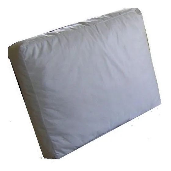 Un Almohadon Funda Y Relleno En Ecocuero 63x50x10 Y A Medida