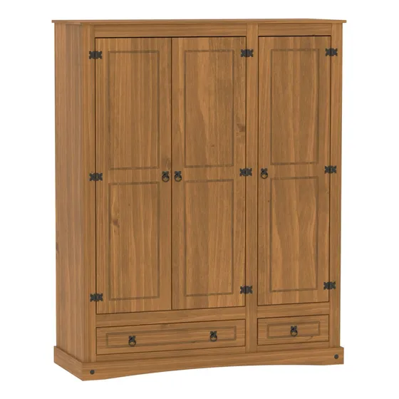 Ropero 3 Puertas Madera - Placard - Dormitorio - Lcm Color Roble