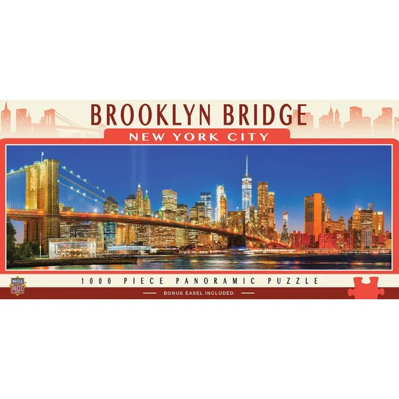 Rompecabeza - Brooklyn Bridge, Nyc 1000pcs Pano