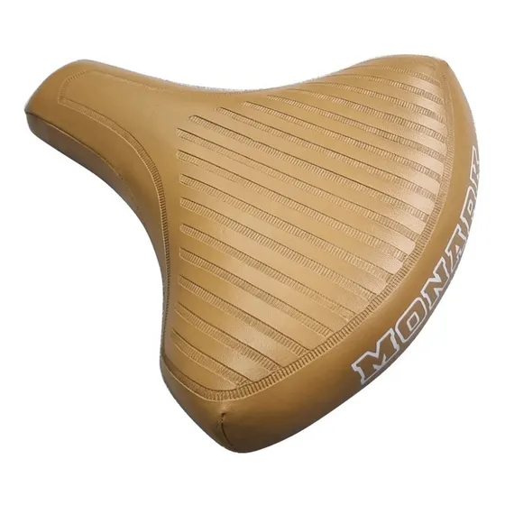 Assento Amarelo Ocre Para Monark Barra Circular Anos 85 A 87