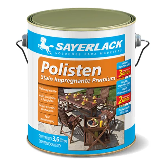 Protector De Madera Premium Sayerlack Polisten Blanco 3,6 L