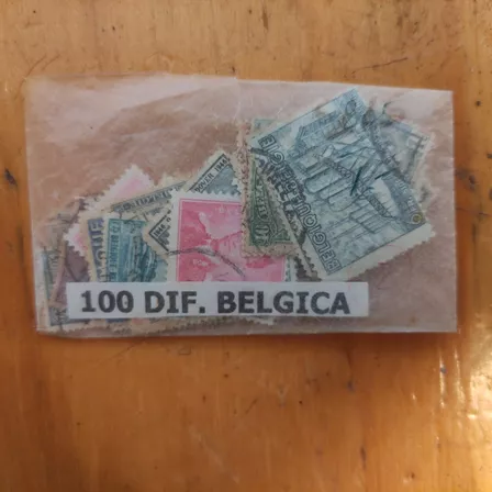 Estampillas De Bélgica 100 Diferentes Usadas 