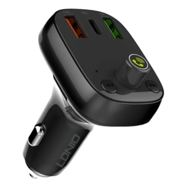 Transmisor Bluetooth 5.0 Radio Cargador De Auto Q.c Pd Ldnio