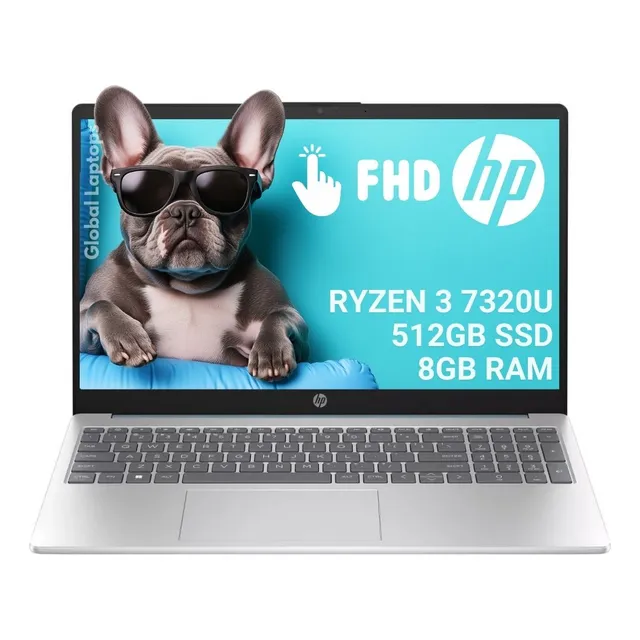 Laptop HP 15-fc65 Ryzen 3 de 8 GB de RAM Ddr5 512 GB Ssd 15,6 Fhd Touch