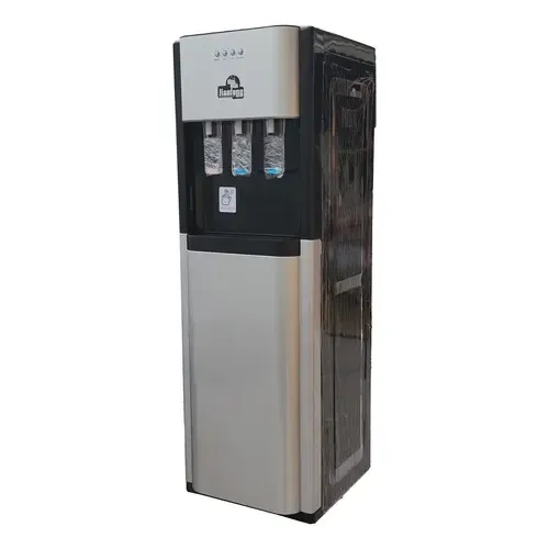 Dispensador Electrico Agua Fría Y Caliente Carga Oculta Plateado - Silver