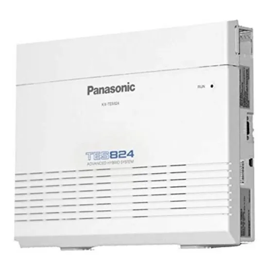Central Panasonic 3 Líneas / 8 Extenciones /kx-tes824la