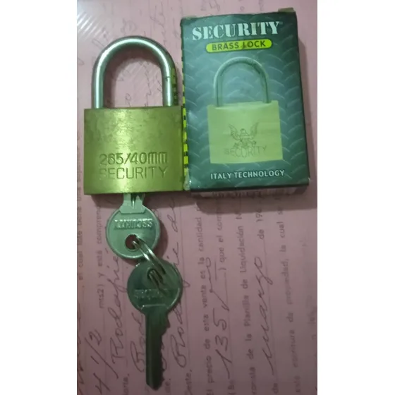 Candado Security De 40 Mm Nuevo